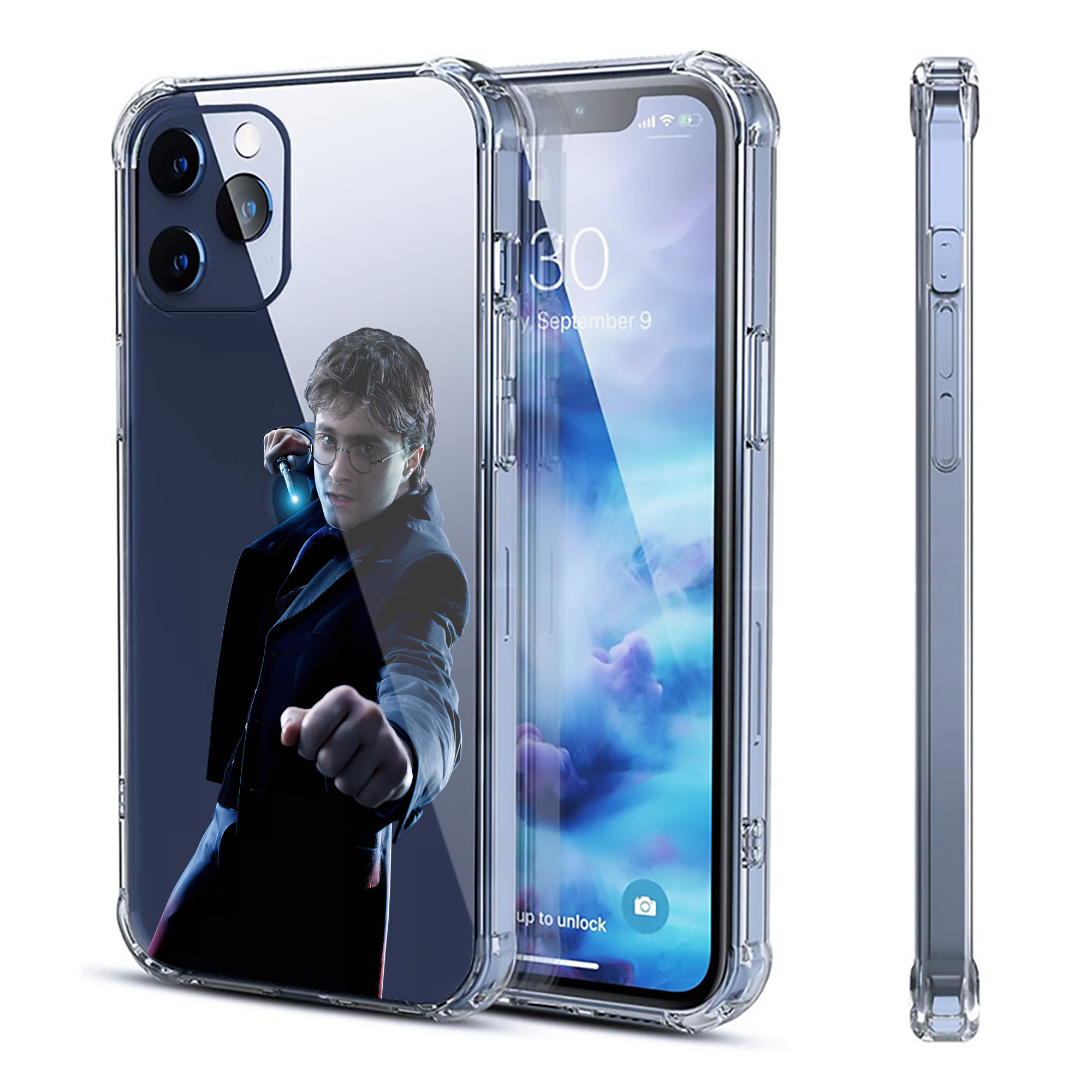（画像用） Harry Potter ハリー・ポッターシリーズ 【iPhone 12シリーズ対応】透明スマホケース（クリアソフトケース）